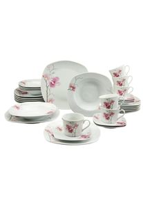 Creatable , Wei&szlig; , Keramik , Blume , 200 ml,200 ml , Kochen & Essen, Geschirr, Geschirrsets