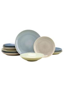 Creatable , Mehrfarbig , Keramik , Kochen & Essen, Geschirr, Geschirrsets, Tafelservices