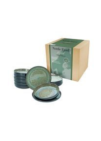 Creatable , Gr&uuml;n , Keramik , Kochen & Essen, Geschirr, Geschirrsets, Tafelservices