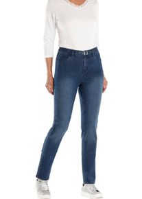 Dames Jeans met comfortband achter blue-stonewashed Maat 27