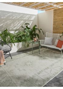 benuta Nest In- & Outdoor Rug Bronco Mint 140x200 cm - Modern Short Pile Rugs for Every Room