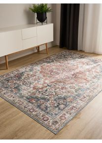 benuta Basic Vaskbart teppe George Veelkleurig 140x200 cm Flerfarget Vintage