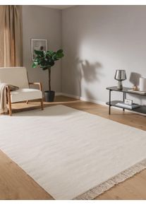 benuta Pop Wool Rug Liv Cream 120x170 cm - Natural Wool Rugs