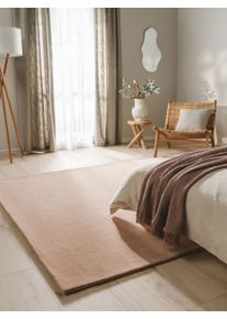 benuta Nest Wool Rug Bent Rose 120x170 cm - Natural Wool Rugs