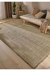 benuta Pure Juuttimatto Svea Ruskea 120x170 cm Ruskea Yksiv&auml;rinen