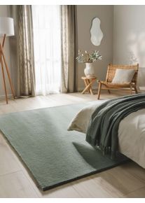 benuta Nest Wool Rug Bent Green 120x170 cm - Natural Wool Rugs