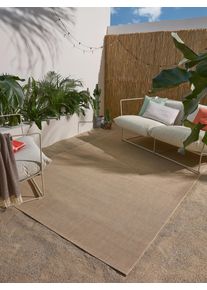 benuta Nest In- & Outdoor Rug Metro Beige 120x170 cm - Modern Short Pile Rugs for Every Room