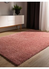 benuta Basic Washable Shaggy Rug Soho Rose 120x170 cm - Machine Washable Rug
