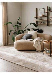 benuta Pure Viscose Rug Nela Taupe 200x300 cm - Extra Large Viscose Rugs