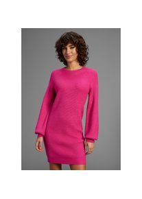 Laura Scott, Damen, Strickkleid Ohne Tasche Ohne Taschen mit modischem Strickmuster - NEUE KOLLEKTION, pink-melange, 42 - N-Gr, Strickkleid in l&auml;ssig 