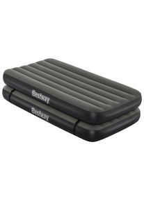 Bestway Luftbett Tritech Connect 67922, Schwarz, Dunkelgrau, Kunststoff, 99x25x188 cm, beflockte Schlafseite, Schlafzimmer, Betten, G&auml;stebetten, Luftbetten