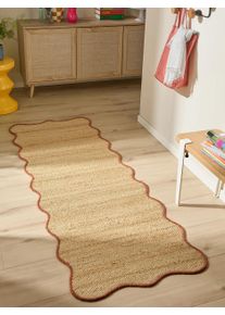 Tapis poil ras en jute Mambo Marron 70x200 cm0000 - Tapis poil court design moderne pour salon