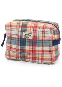 Moismont Kulturbeutel N&deg; 43 kariert Rot-Blau