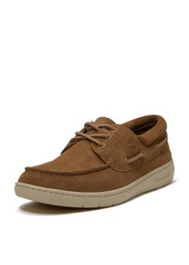 Bootsschuh Timberland "PORTOFINO PIER BOAT SHOE", Herren, Gr. 40, Leder, md beige suede, Schuhe Bootsschuh, aus Premium Timberland Leder