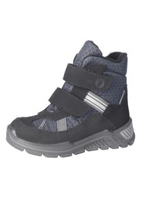 Winterstiefel Ricosta "Gabris WMS: normal", Jungen, Gr. 26, Warmfutter, schwarz (schwarz, grau), Lederimitat, Textil, Schuhe Winterstiefel, Snowboots mit Sympatex, Gr&ouml;&szlig;enschablone zum Download