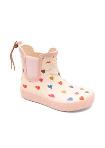 Gummistiefel bisgaard "barefoot rubber boot", M&auml;dchen, Gr. 28, love, Naturkautschuk, gemustert, Schuhe Gummistiefel, Regenstiefel f&uuml;r Kleinkinder, Gr&ouml;&szlig;enschablone zum Download