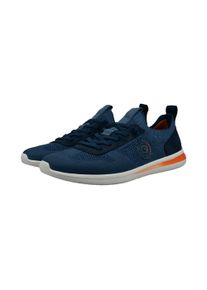 Slip-On Sneaker Bugatti, Herren, Gr. 44, Textil, blau, Lederimitat, Textil, Schuhe Slip-On Sneaker, Freizeitsneaker, Halbschuh, Schlupfschuh mit leichter Laufsohle