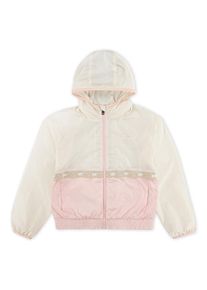 Blouson LEVI'S KIDS "LVG TAPE DETAILED COLOR BLOCK", M&auml;dchen, Gr. 16 (164), wei&szlig; (irish cream), Web, Obermaterial: 100% Polyamid. Futter: 100% Polyester, Jacken Blouson