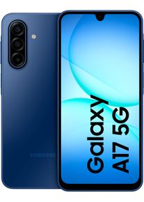 Samsung Smartphone "Galaxy A17 5G", Energieeffizienz: B, blau, 128 GB, Mobiltelefone, Smartphone