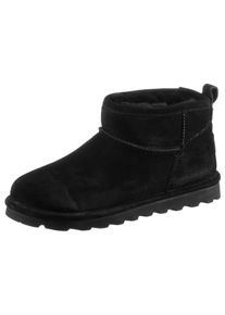 Winterboots Bearpaw "SHORTY", Damen, Gr. 37, schwarz, Veloursleder, Schuhe Winterboots, Winterstiefel, Schlupfstiefel mit herausnehmbarer Innensohle