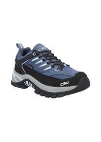 Wanderschuh CMP "RIGEL 2.0 LOW WMN TREKKING SHOES WP", Damen, Gr. 37, space, sky blau, Leder, Synthetik, Schuhe Wanderschuh