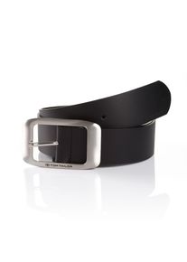 Lederg&uuml;rtel Tom Tailor "TTAMY", Damen, Gr. 85, schwarz, Rindsleder, G&uuml;rtel Lederg&uuml;rtel, 4 cm breiter Dameng&uuml;rtel, modisch vielseitig