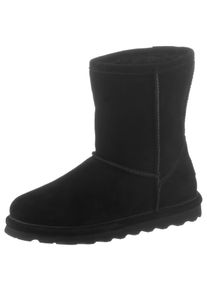 Winterboots Bearpaw "ELLE YOUTH", M&auml;dchen, Gr. 35, schwarz, Nubukleder, Schuhe Winterboots, Winterstiefel, Schlupfstiefel zum Schlupfen