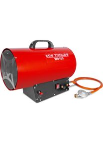 Metal Works op propaangas 30kW MW-Tools WG100, Heizl&uuml;fter, Rot