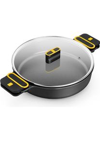 BRA A510528, Pfanne + Kochtopf, Schwarz