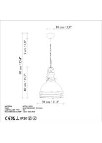 Opviq, Pendelleuchte, Saglam (E27)