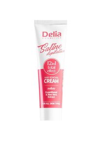 Delia Cosmetics, Wachs + Enthaarungscreme, Satine Depilation 12in1 Total Effect (100 ml)