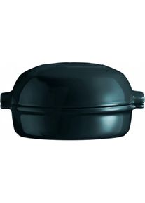 Emile Henry Henry Cheese Baker Belle-Ile 19.5x17.5cm, Auflaufform, Blau