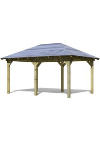 Karibu Pavillon Perida Holzpavillon g&uuml;nstig