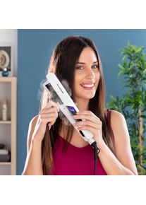 InnovaGoods, Gl&auml;tteisen, Haargl&auml;tter aus Keramik mit Dampffunktion Stemio 36 W
