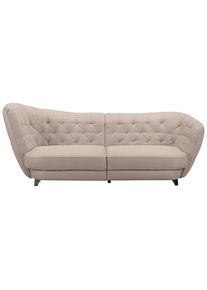 Mid.you , Creme , Textil , 256x85x115 cm , Made in EU , Wohnzimmer, Sofas & Couches, Sofas, Big Sofas