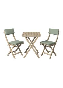 Beldano , Akaziefarben , Holz, Kunststoff , Akazie , teilmassiv , F&uuml;llung: Polyester,Polyester , FSC 100% , Tisch klappbar, Stuhl klappbar , Gartenm&ouml;bel, Balkonm&ouml;bel, Balkonm&ouml;bel-Sets