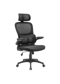 M&Ouml;BELIX M&ouml;belix , Schwarz , Kunststoff, Textil , 62x115-125x65 cm , ergonomische R&uuml;ckenlehne , B&uuml;rom&ouml;bel, B&uuml;rost&uuml;hle, Chefsessel