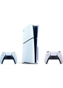 Sony 5 D Chassis Slim + Playstation 5 DualSense Biały, Spielkonsole, Weiss