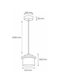 Opviq, Pendelleuchte, Ente Chandelier (E27)