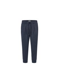 Tchibo - Bedruckte 3/4-Jerseyhose - Damen - Gr. M - dunkelblau/print