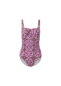 Tchibo - Figurformender Badeanzug - Damen - Gr. 40 - dunkelrosa