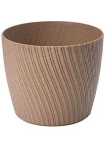 &lrm;Form Plastic, Blumentopf, Flowerpot Form Plastic Mika Petit Eco, &Oslash; 14.8 cm, brown (14.80 x 12.35 cm)