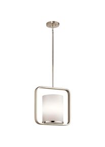 Elstead Lighting, Pendelleuchte, City Loft H&auml;ngeleuchte E27 43cm Poliertes Nickel (E27, 4300 lm)