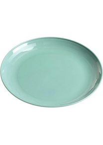 Okko Shallow Small Plastic Plate. Green, Teller, Gr&uuml;n