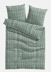 bonprix Lenjerie de pat din linou, verde, 1x 80/80 cm, 1x 135/200 cm