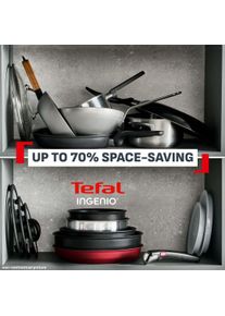 Tefal Ingenio Excellence Fusion Frying Pan Set, 3-piece, black, Pfanne + Kochtopf, Schwarz