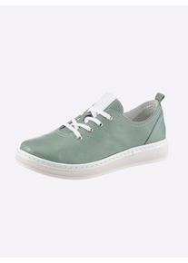 Andrea Conti Damen Sneaker in Leder-Qualit&auml;t in eucalyptus ,Gr&ouml;&szlig;e 41, Witt, 100% Glattleder