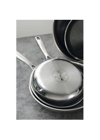 MasterPRO Bratpfanne, Pfanne + Kochtopf, Silber