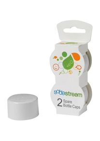 SodaStream 2 Ersatzdeckel weiss, Wassersprudler Zubeh&ouml;r, Weiss