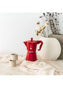Bialetti Moka Exclusive Tassen, Espressokocher, Rot